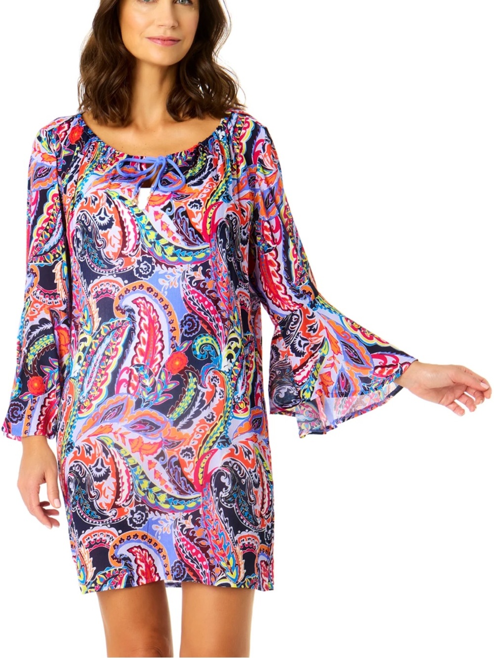 Anne Cole Paisley Swim Coverup